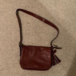 Coach cross body leather bag